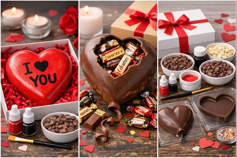 Luxe Chocolade Hart DIY Pakket